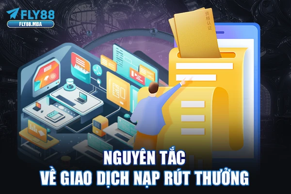 Nguyên tắc về giao dịch nạp rút thưởng Nguyên tắc về giao dịch nạp rút thưởng