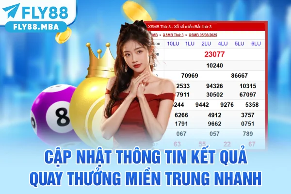 Cập nhật thông tin kết quả quay thưởng miền Trung nhanh Cập nhật thông tin kết quả quay thưởng miền Trung nhanh