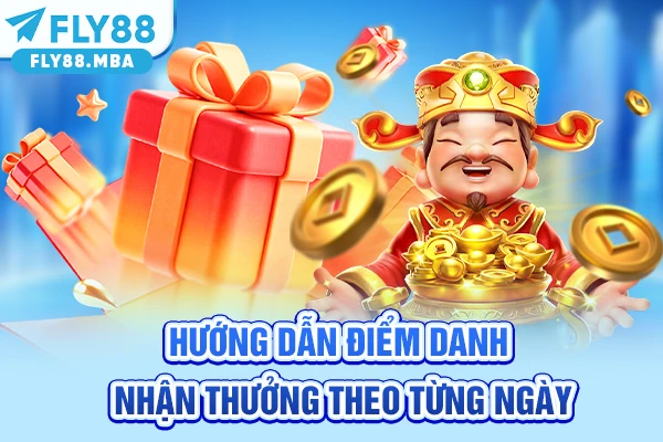 Hướng dẫn điểm danh nhận thưởng theo từng ngày Hướng dẫn điểm danh nhận thưởng theo từng ngày