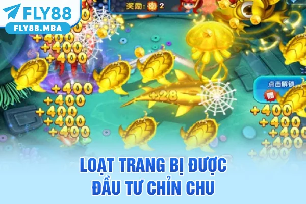 Loạt trang bị được đầu tư chỉn chu Loạt trang bị được đầu tư chỉn chu